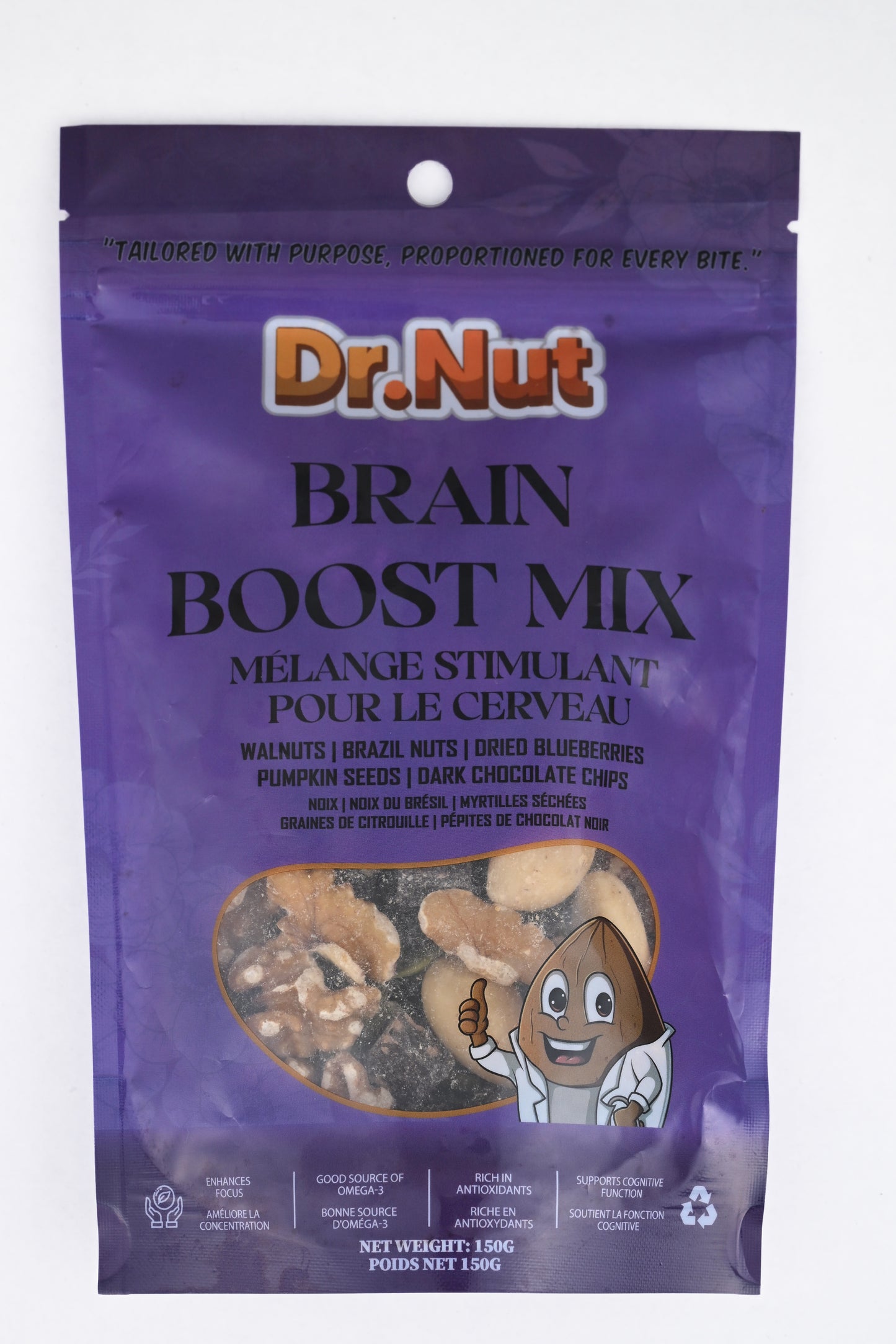 Brain Boost Mix – Walnuts, Blueberries & Focus-Friendly Snack