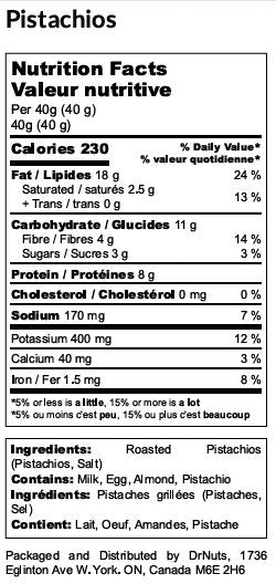Salted Roasted Pistachios – Savory Plant Protein Snack