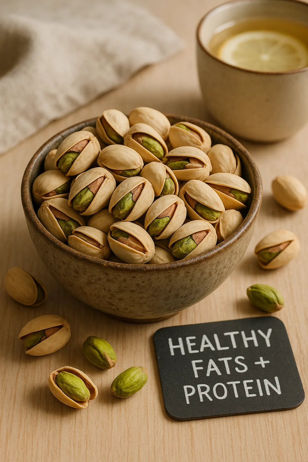 Salted Roasted Pistachios – Savory Plant Protein Snack