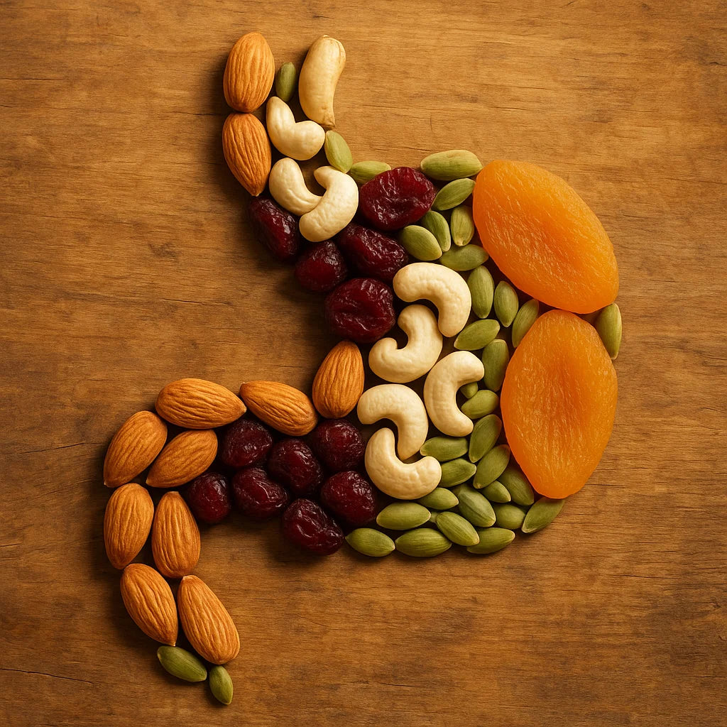 Gut Health Mix – Almonds, Apricots & Fiber-Focused Snack Blend