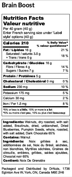Brain Boost Mix – Walnuts, Blueberries & Focus-Friendly Snack