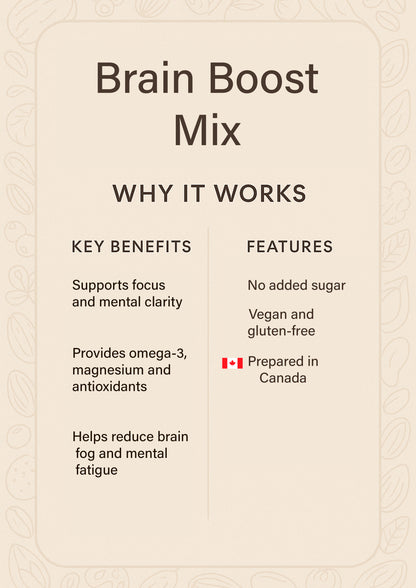 Brain Boost Mix – Walnuts, Blueberries & Focus-Friendly Snack