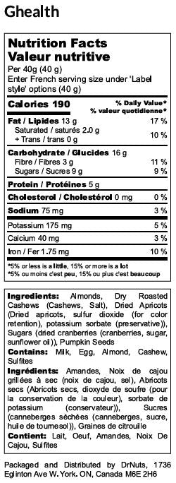 Gut Health Mix – Almonds, Apricots & Fiber-Focused Snack Blend